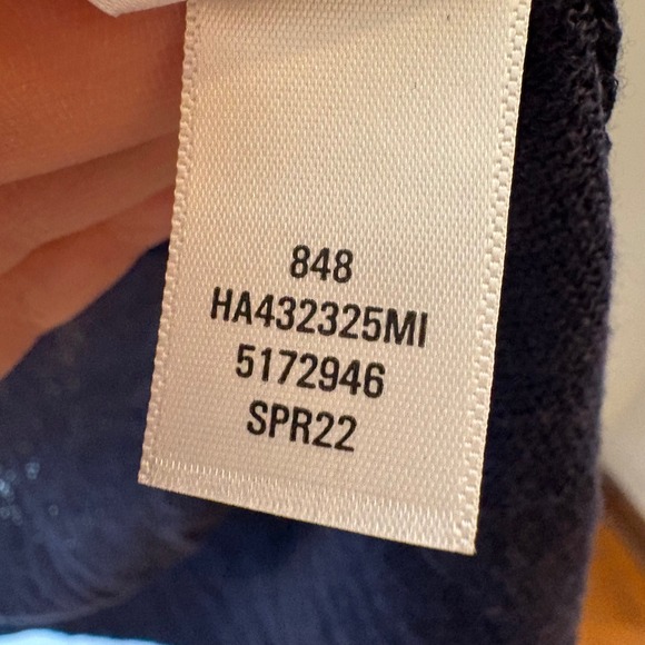 Halogen Navy Open‎ Front Long Sleeve Lightweight Cardigan Sweater XL - Picture 4 of 5